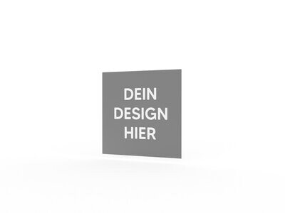 Werbeschild, Form G, "eigenes Design", 800 x 800 mm