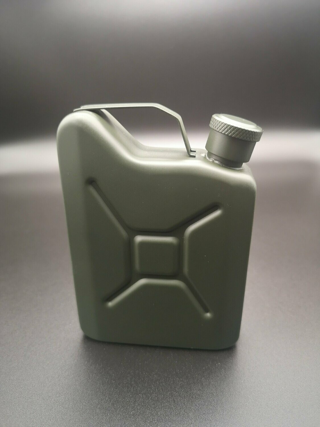 Green Jerry Can Hip Flask
