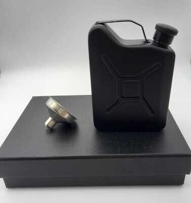 Black Jerry Can Hip Flask