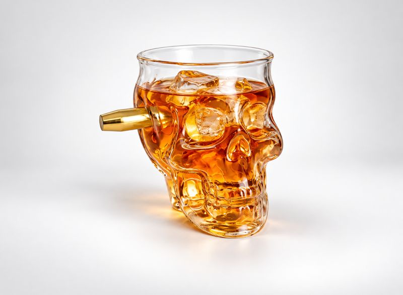 Big Headshot Spirit Glass