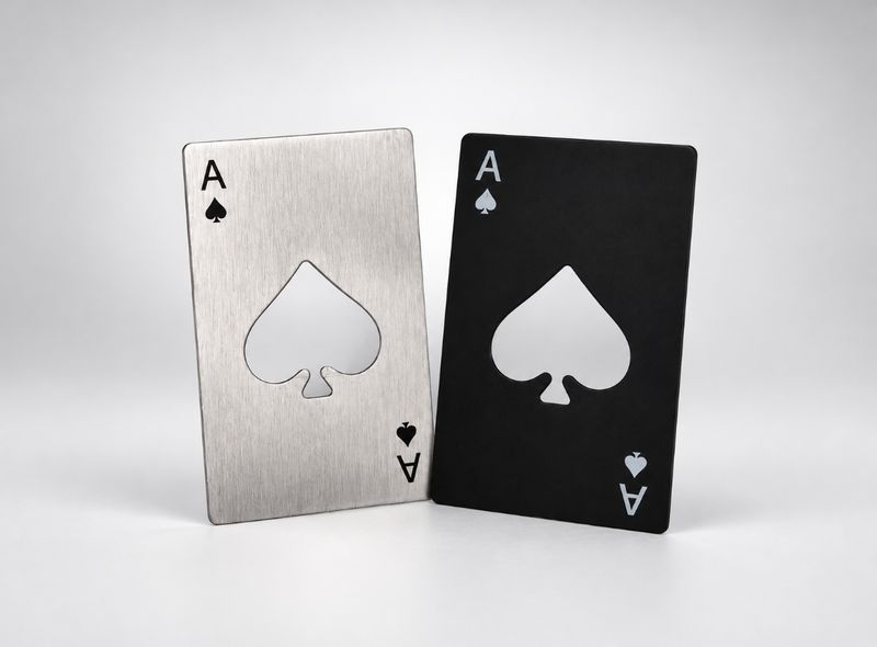 Metal Ace Card Bottle Opener