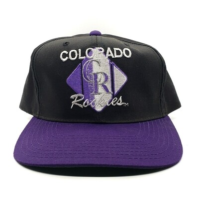Colorado Rockies Snapback Hat 90s Vintage MLB Baseball Cap