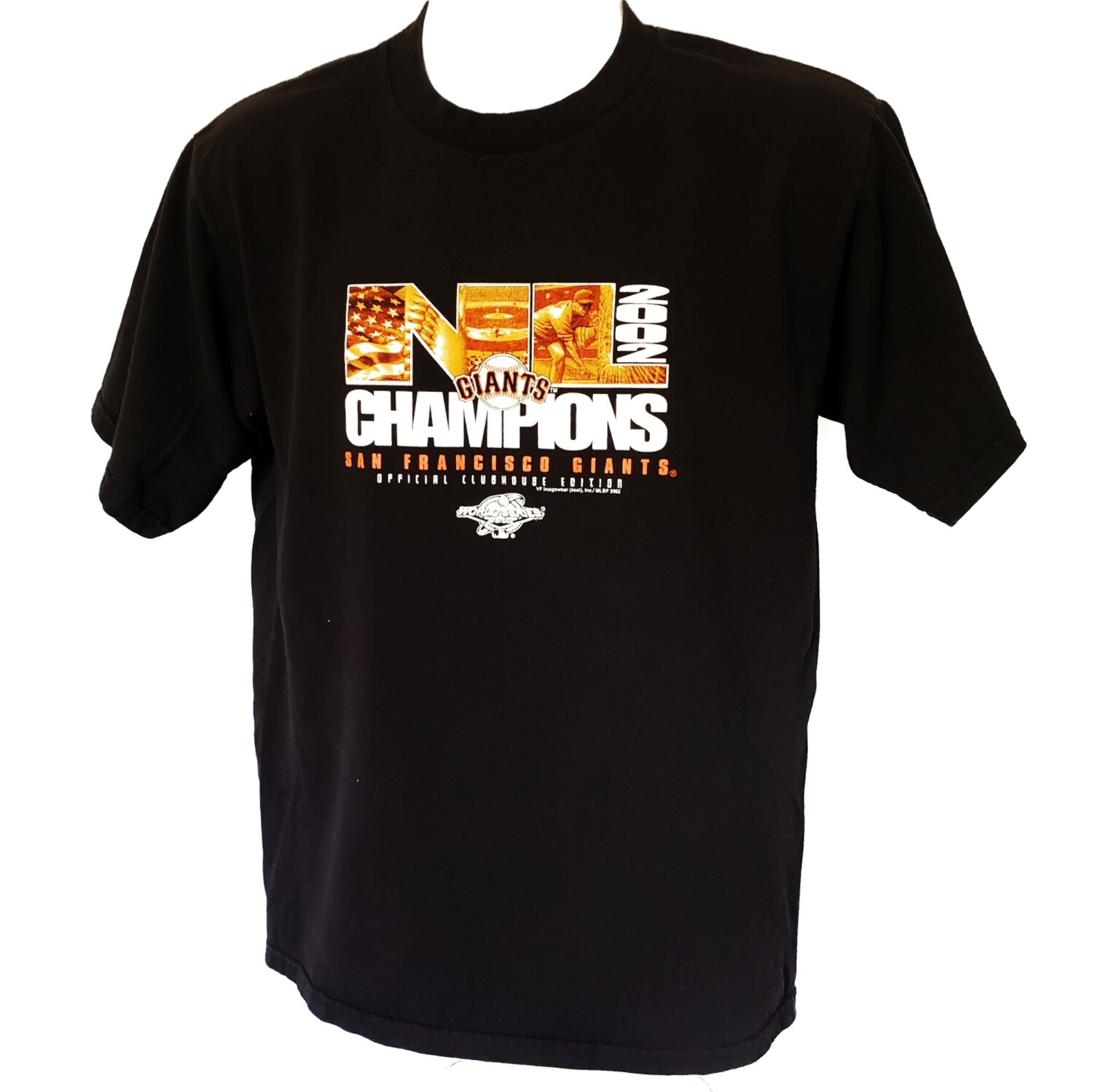 San Francisco Giants 2002 NL Champions Shirt Lee Sport MLB Tee Medium