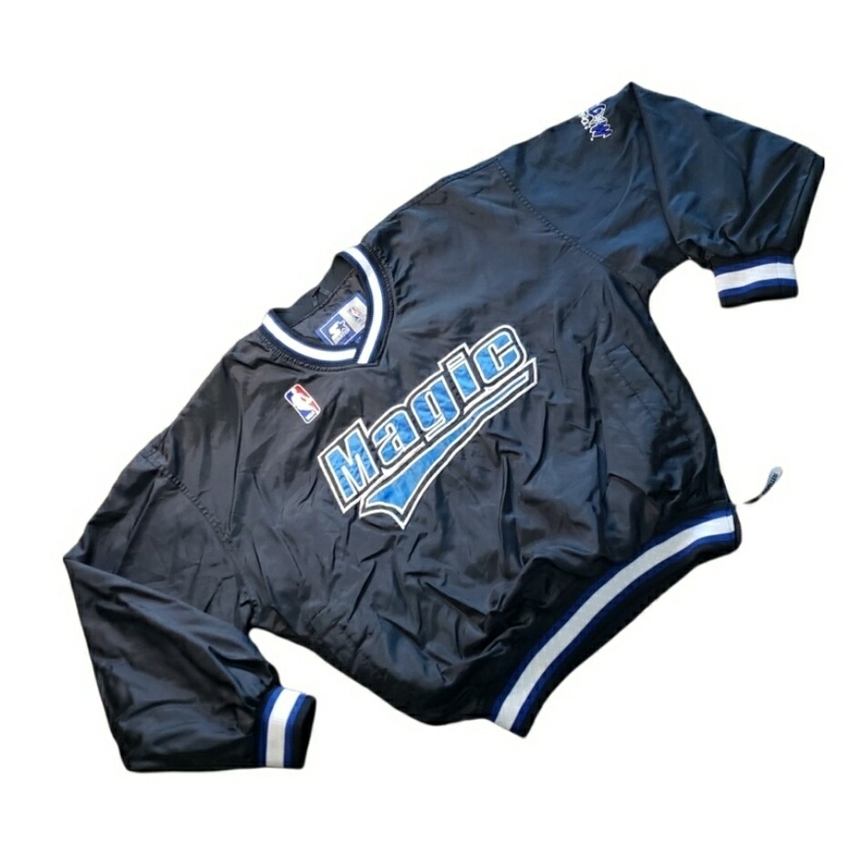 Orlando Magic Windbreaker Starter Jacket Vintage NBA Basketball 90's Large Retro