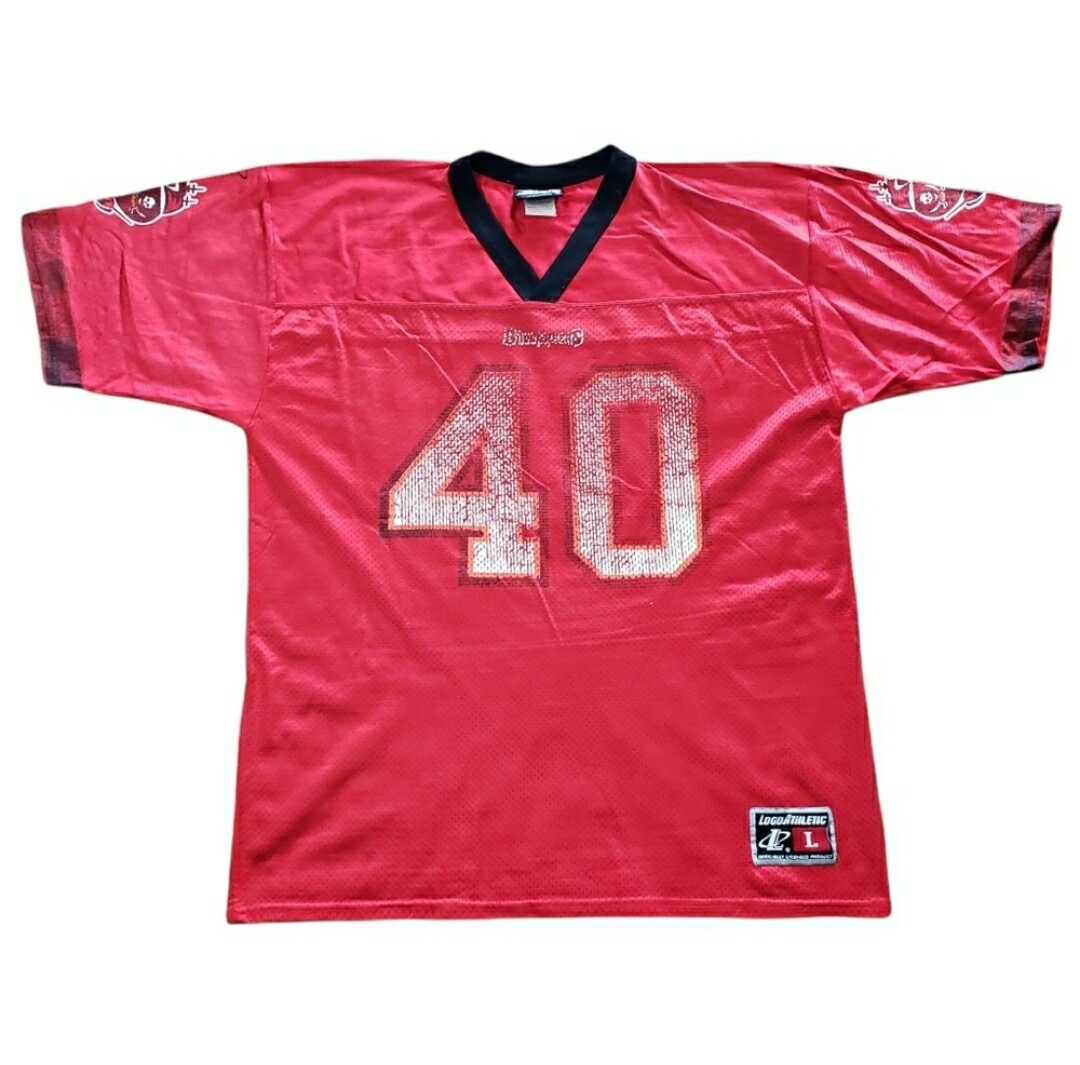 Tampa Bay Buccaneers Mike Alstott Large Jersey NFL Football Vintage Shirt Faded