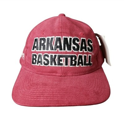 Converse Arkansas Razorbacks Hat Vintage NCAA College Snapback Covee NWT 90s Cap