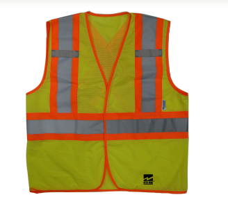 Safety Vest,  Open Road® “BTE”, Lime Green