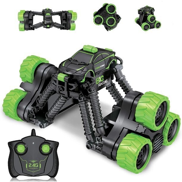 RC Stunt Car 2.4Ghz - Special Effects Transform Tank - Straight 360 rotate - Transformable Drive Hot Speed Racing