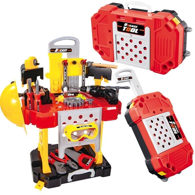 Tool Set for Kids 85 Pcs Mundo Toys Workbench Tool Bench, with Tools and Drill Ideal for Boys Girls +3 Years