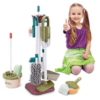 Cleaning Set Toys 23 Pcs w/ Vacuum Housekeeping for Girls Boys +3 Years Mundo Toys