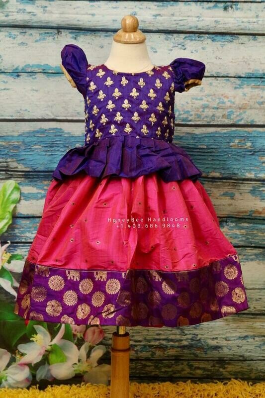 baby girl pattu dress