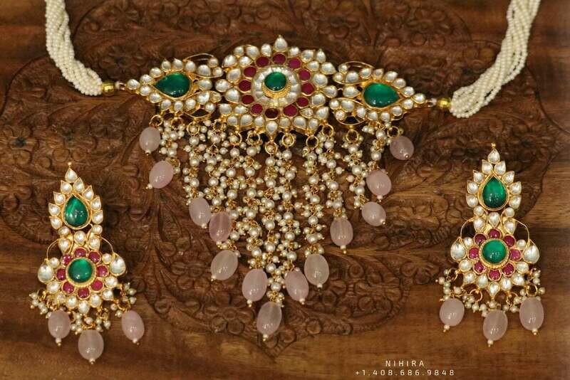 Diamond choker,Swarovski Jewelry,diamond Necklace,chandbali jewelry,lyte weight Indian Bridal,Indian Wedding Jewelry,Sabyasachi jewelry