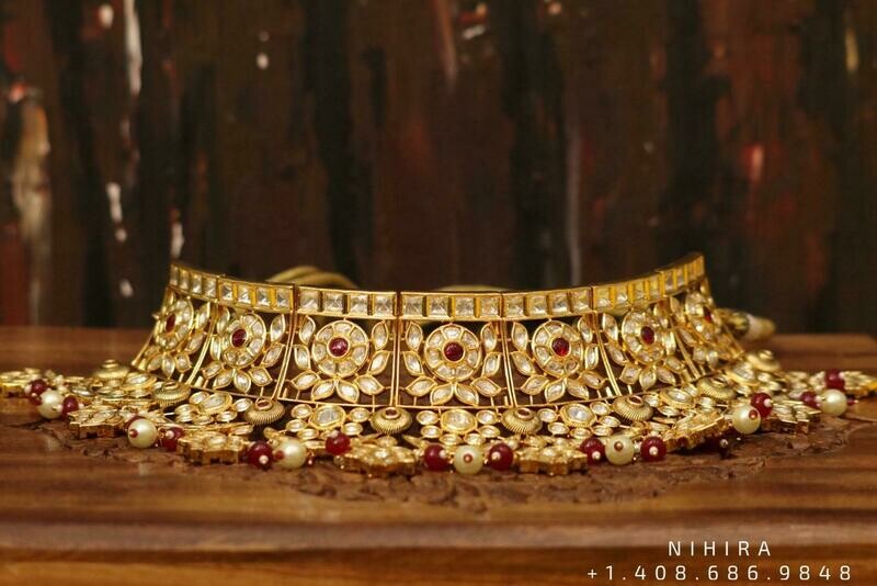 Bridal Jewelry,Gold Plated Jewellery Indian ,Artificial Jewellery,lyte weight Indian Bridal,Sabyasachi Jewelry inspired -NIHIRA-SHABURIS