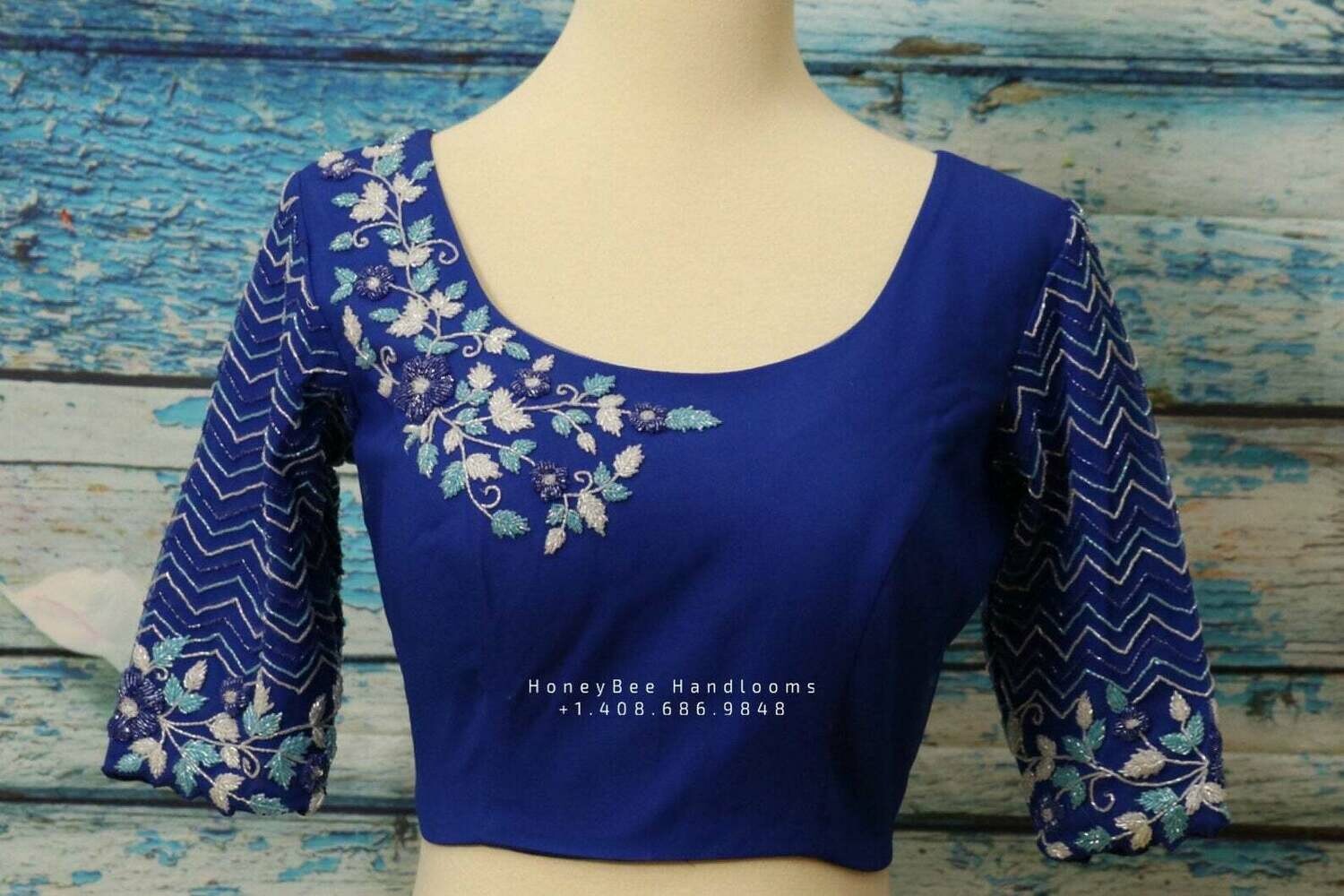 Zardhosi work Blouse |Zardhosi Work Blouse | saree stitched Blouse | Bollywood Blouse| Maggam Work Blouse | ZARI Blouse | HoneyBee Handlooms