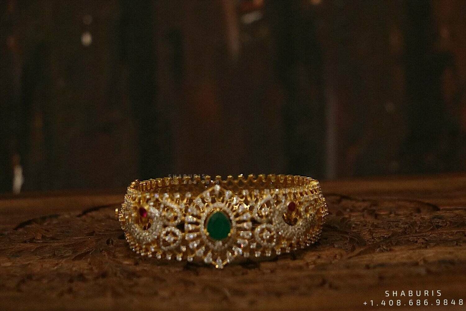 Indian Jewellery Designs,South Indian Jewellery,South Indian Jewelry,Diamond Bangle Design,latest indian jewellery Designs - NIHIRA-SHABURIS
