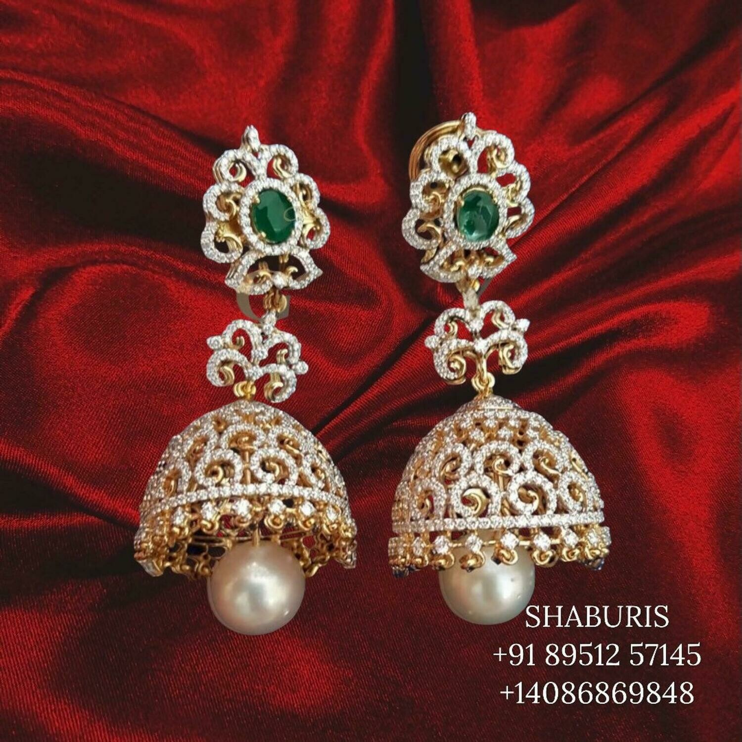 Diamond earrings pure silver jewelry cocktail jewelry indian gold jewelry designs emerald jewelry sets diamond jewelry sets - SHABURIS