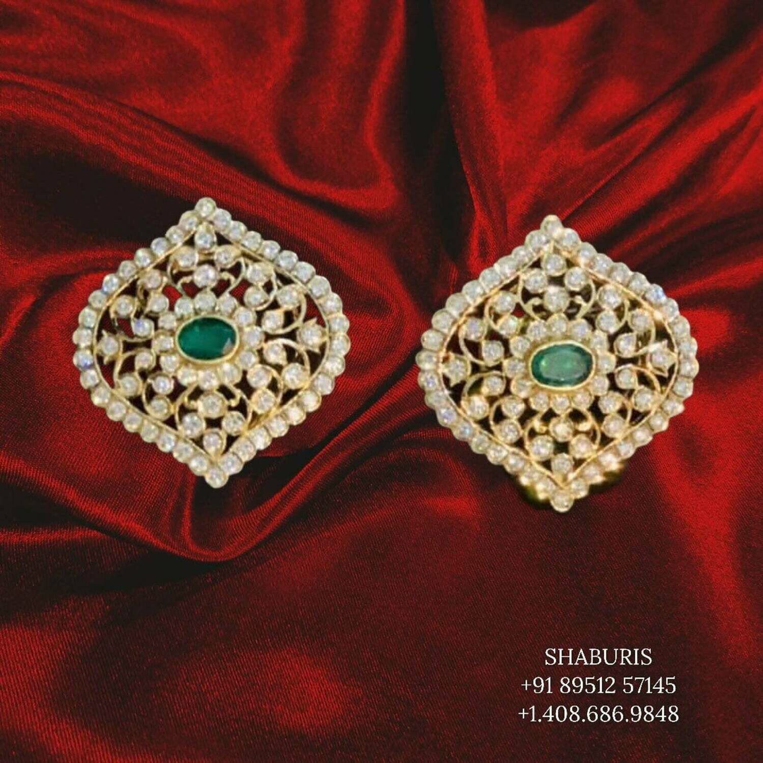 Pure Silver Jewellery Indian ,pearl jewelry ,Swarovski Studs,Indian Bridal,Indian Wedding Jewelry,kids jewelry-NIHIRA-SHABURIS