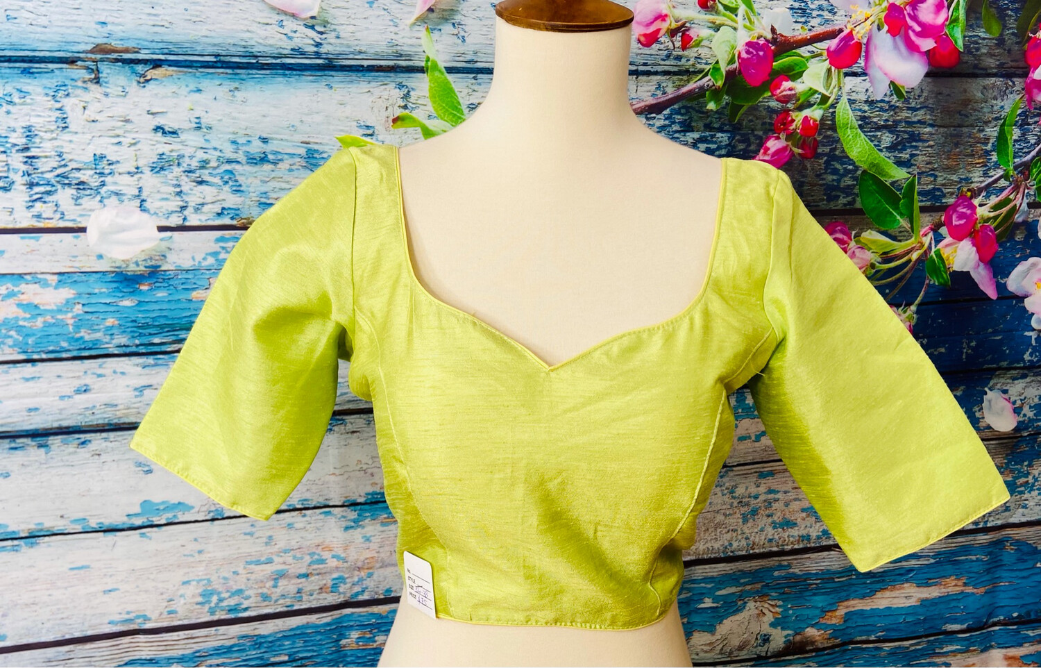 Simple Green Blouse - Designer Blouse - Silk Saree Blouse
