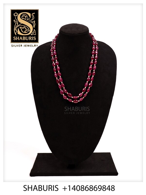 Natural Pink Saphire Beads