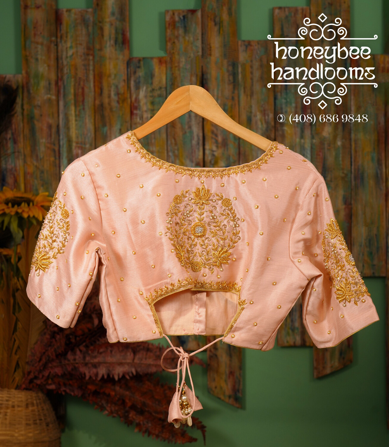 Heavy Work blouse - Pattu Saree Blouse -Maggam work blouse - Pink Saree Blouse - Baby Pink Blouse