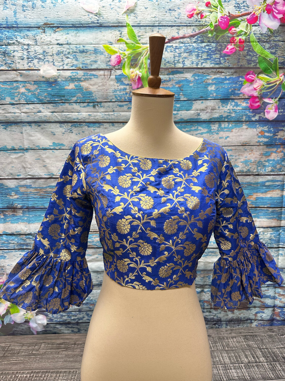 Banarasi blouse | Blue Blouse
