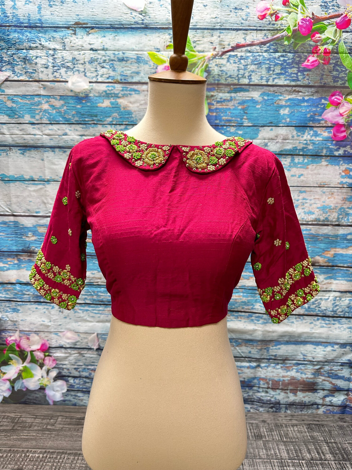 Designer Saree stitched blouse