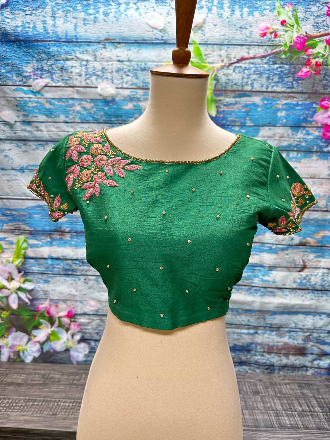 Designer Saree stitched blouse