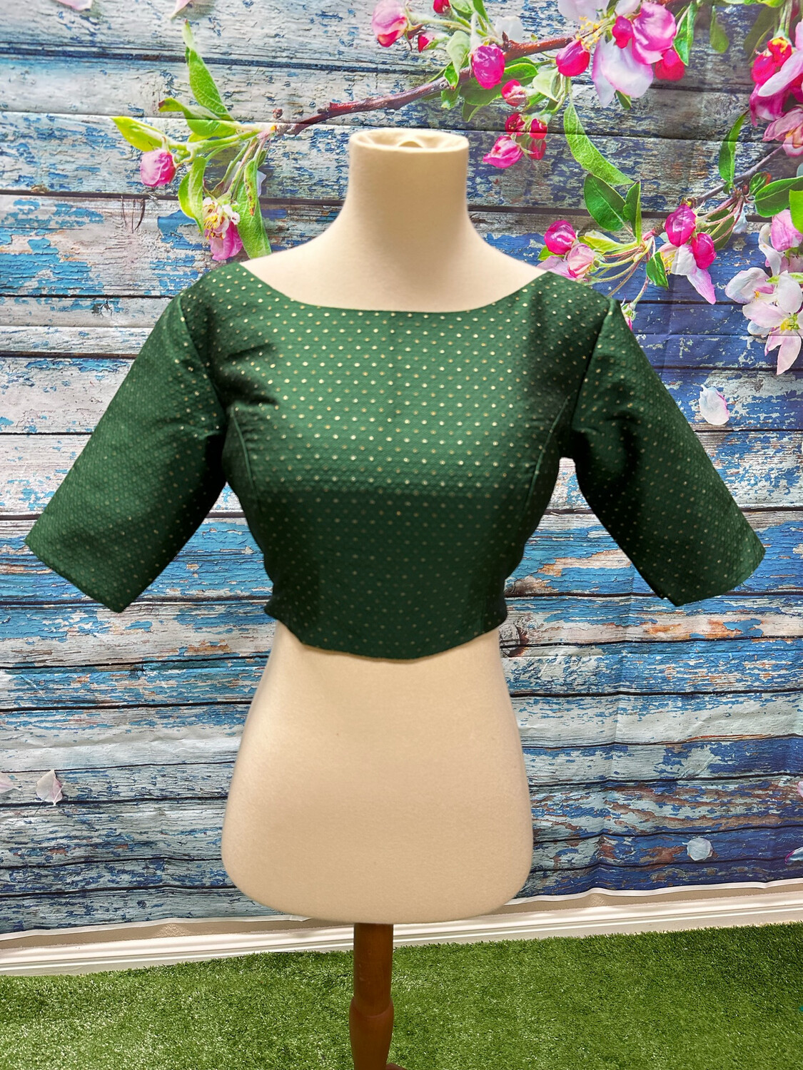 Designer Saree stitched blouse