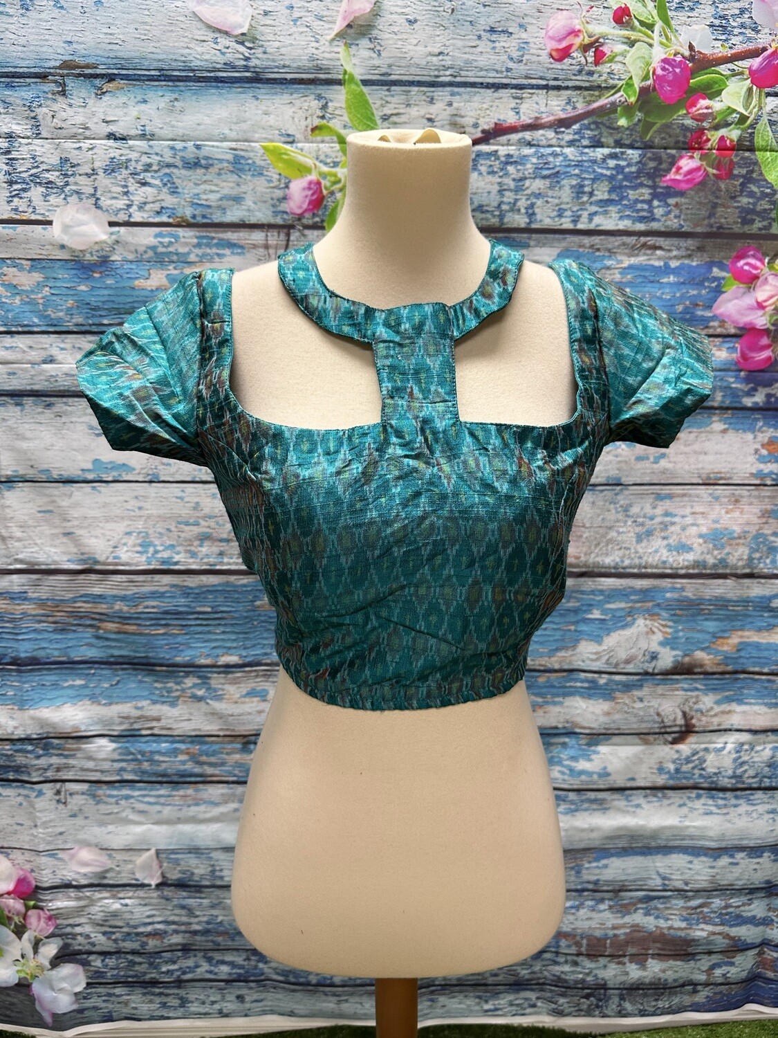 Designer Saree stitched blouse Ikkat Blouse