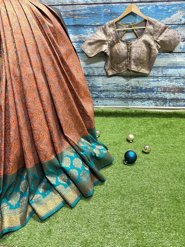 Banarasi Silk Saree With Blouse