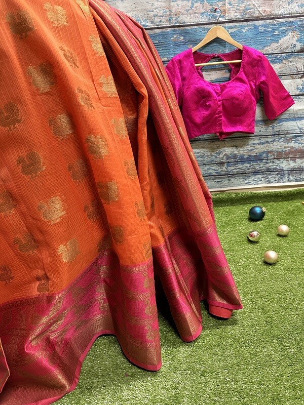 Lyte Weight Pattu Saree blouse -Pattu Blouse -Jute Pattu Saree blouse -Saree Blouse -Green Saree Blouse -Red Blouse-Silk Saree