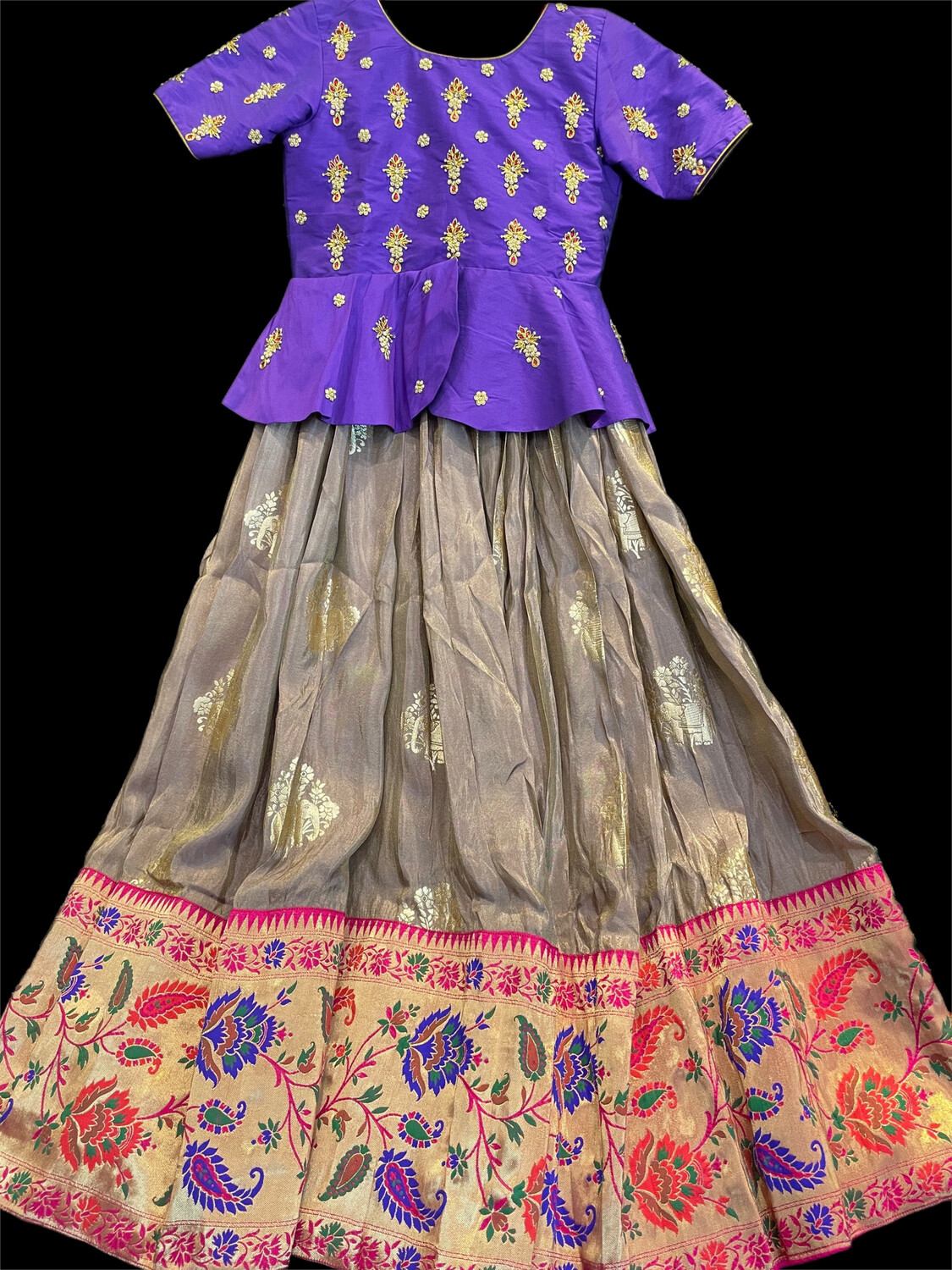 Banarasi Paithani CropTop