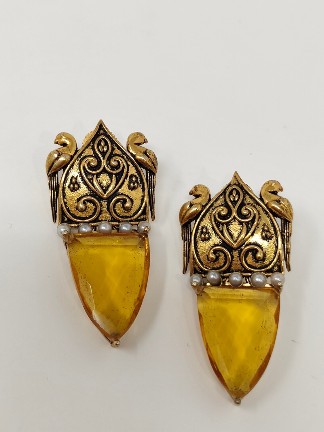 Statement Studs In Antique finish