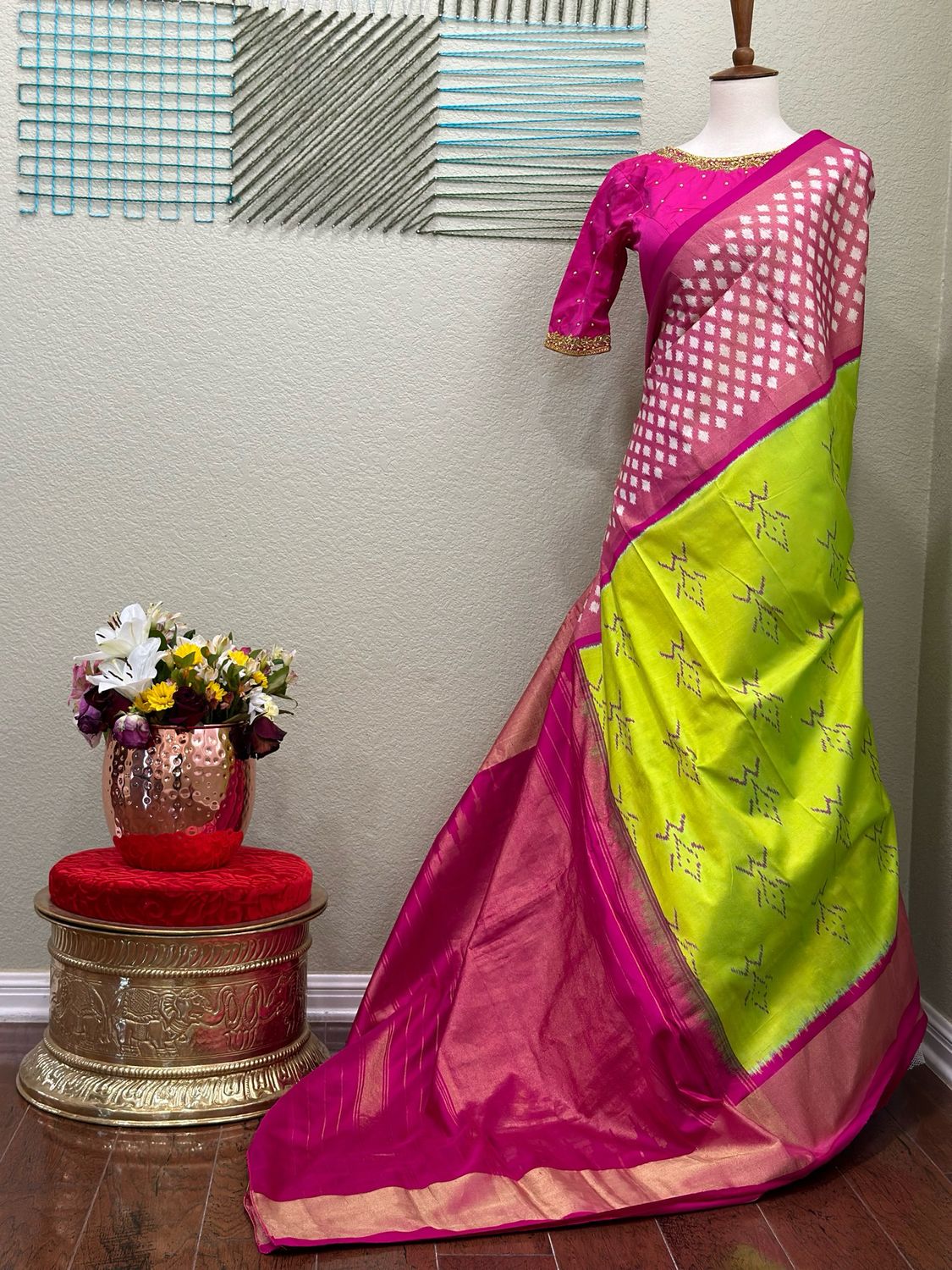 Pattu Saree &amp; Blouse