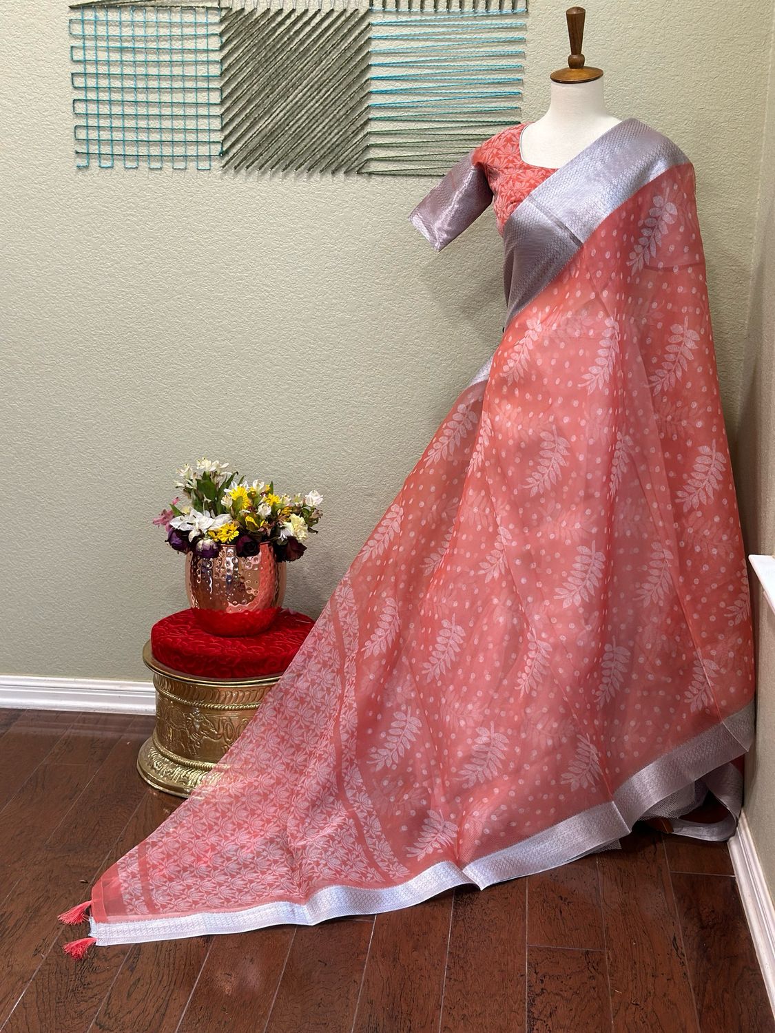 Kora silk saree