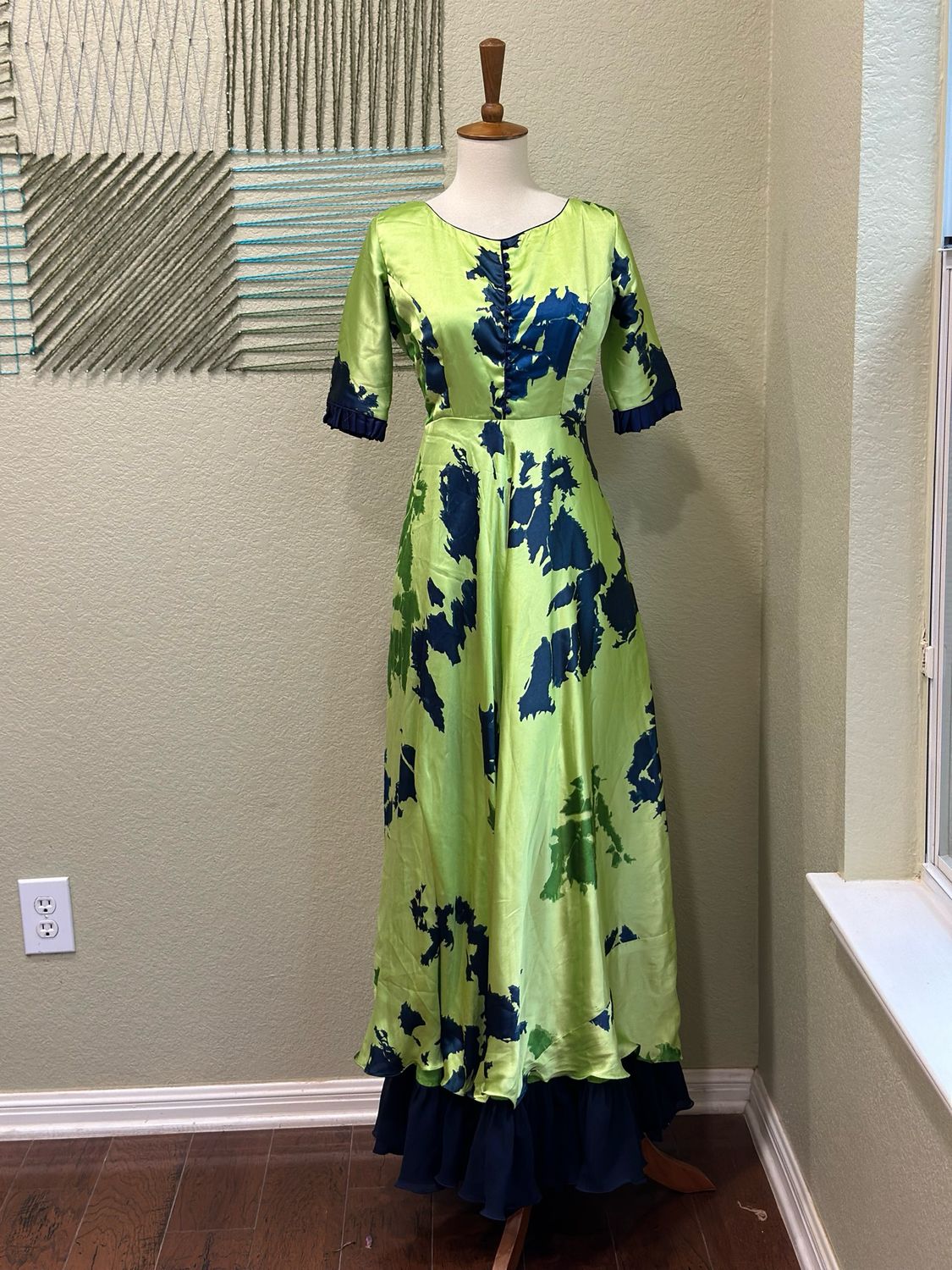 shibori dress