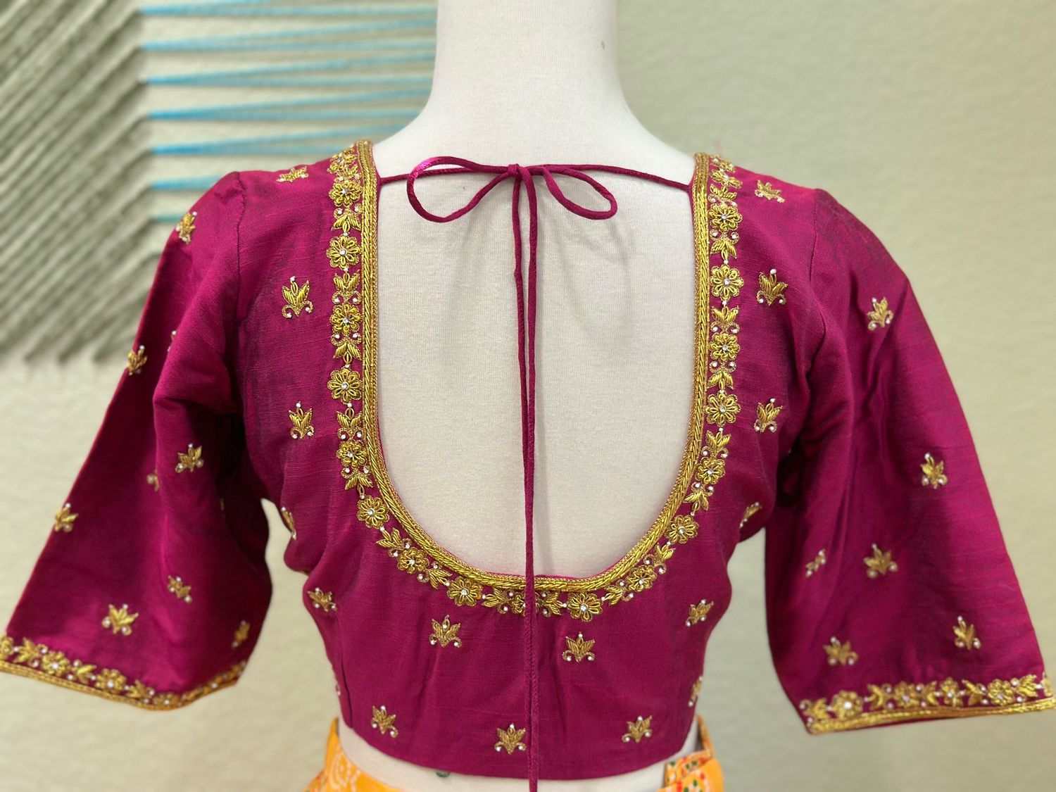 Maggam Work blouse | bridal blouse | Saree Blouse | | Silk Blouse | Maggamwork blouse | Heavy work Blouse |Maroon Blouse