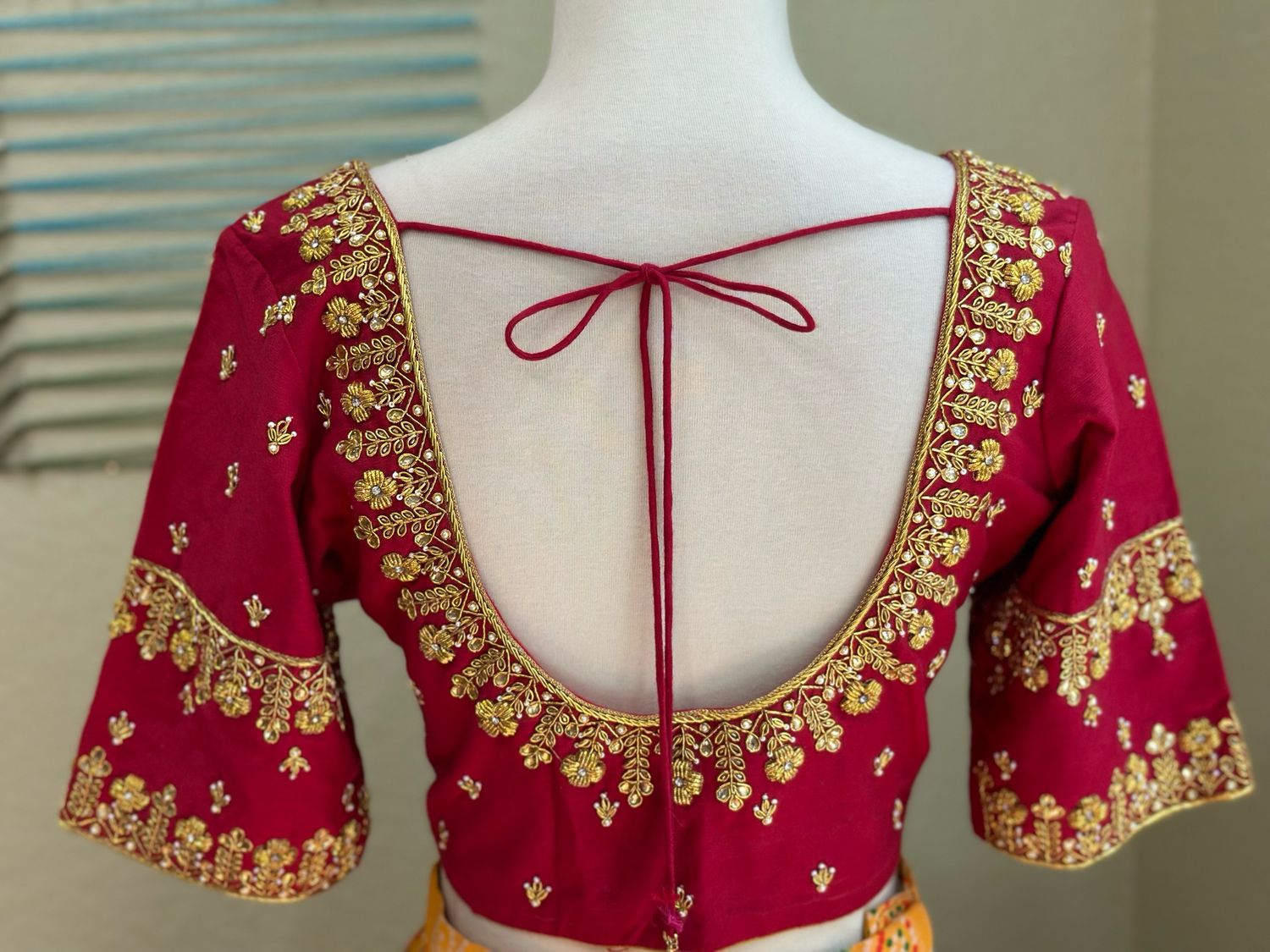 Maggam Work blouse | bridal blouse | Saree Blouse | | Silk Blouse | Maggamwork blouse | Heavy work Blouse |Maroon Blouse