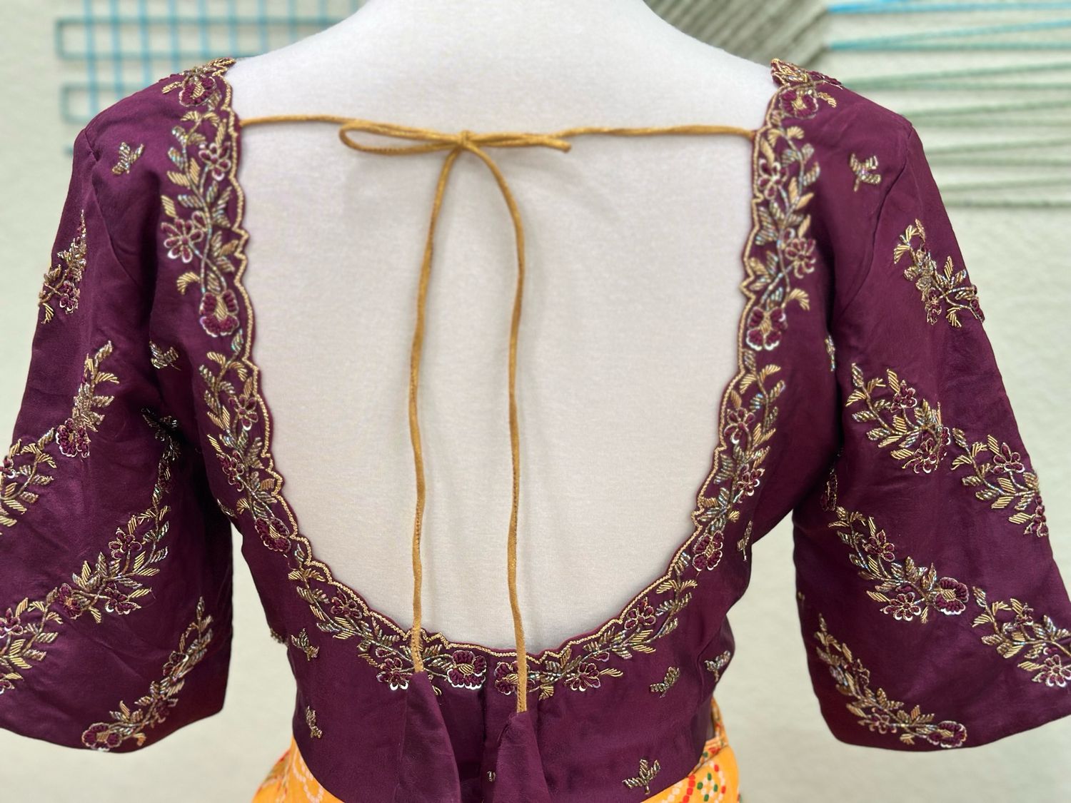Maggam Work blouse | bridal blouse | Saree Blouse | | Silk Blouse | Maggamwork blouse | Heavy work Blouse |Maroon Blouse