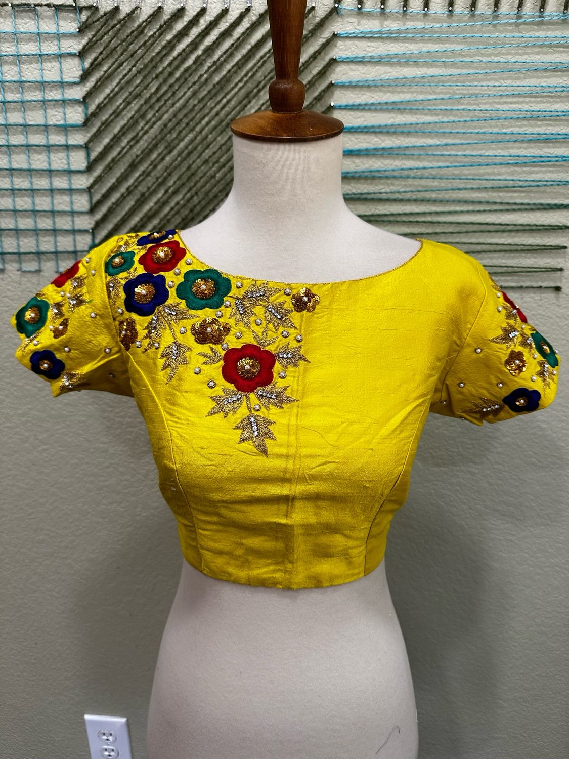 Designer Saree stitched blouse