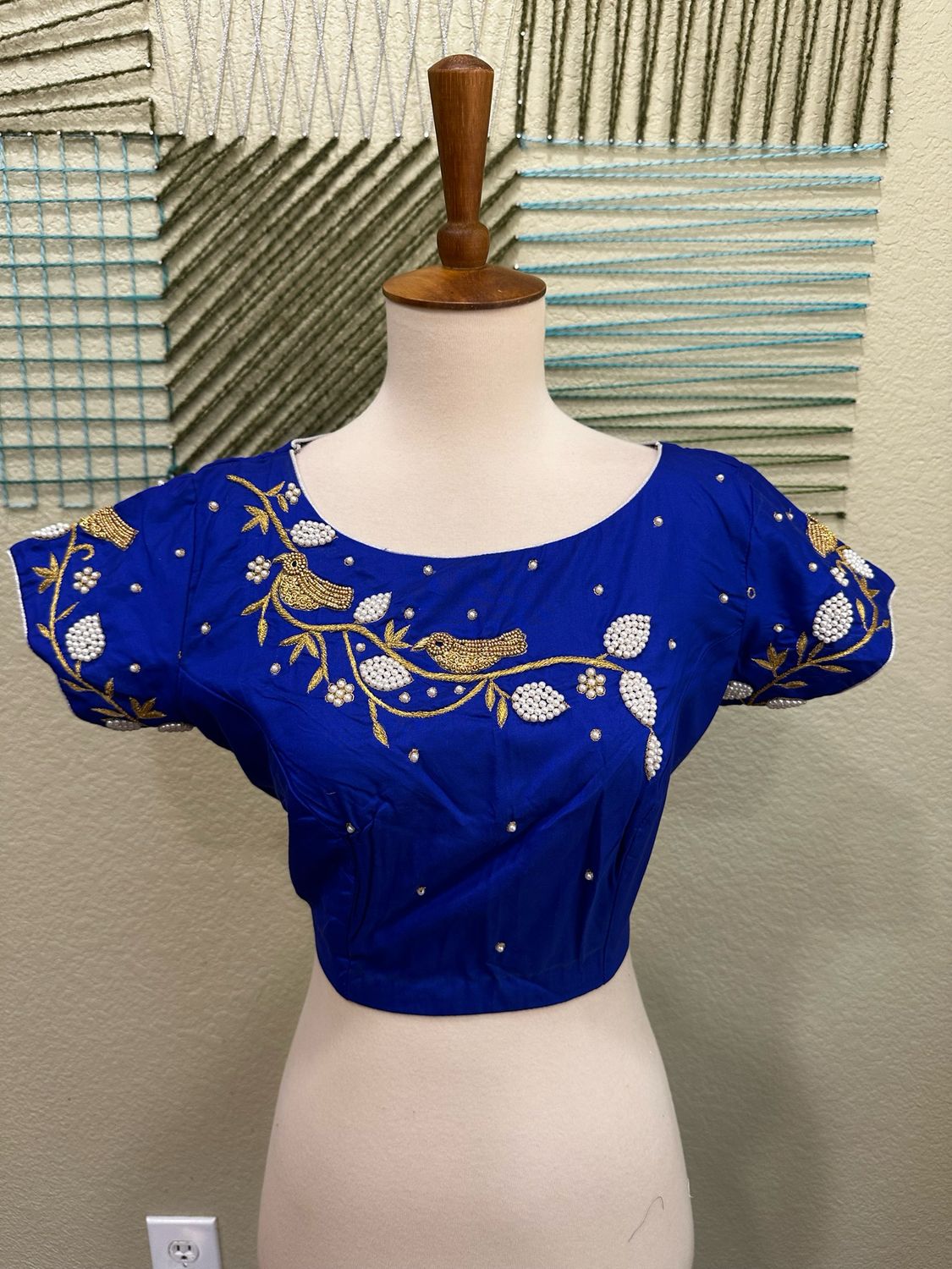 Designer Saree stitched blouse