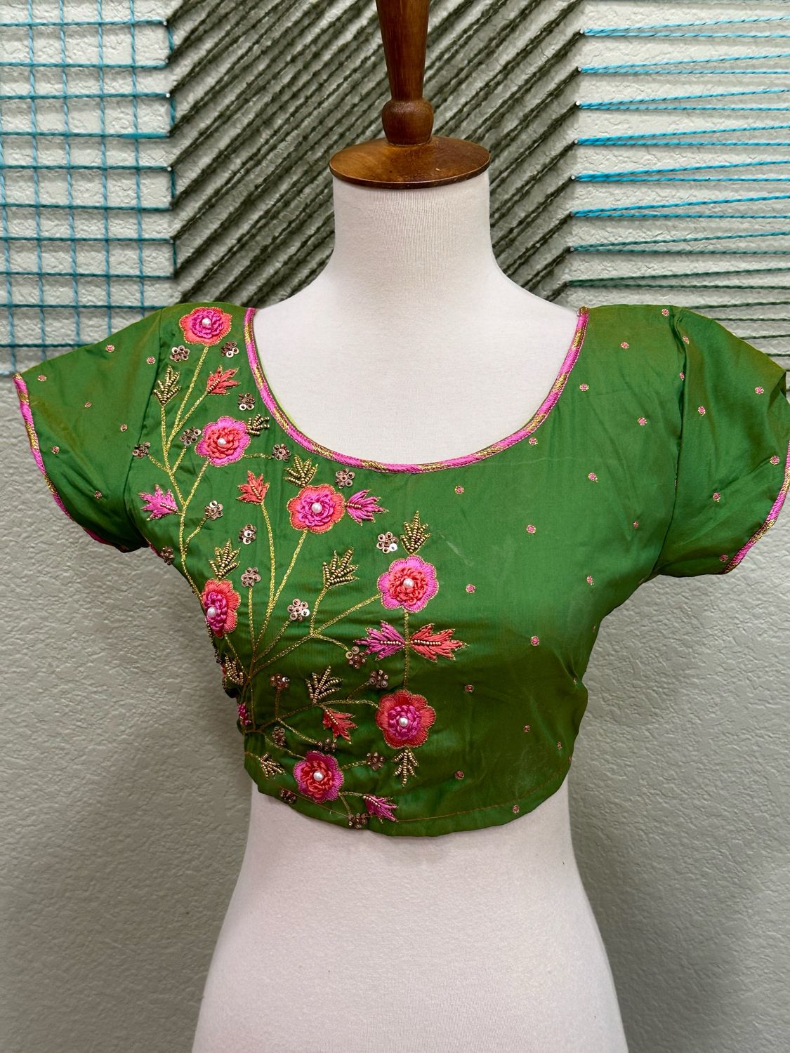 Designer Saree stitched blouse