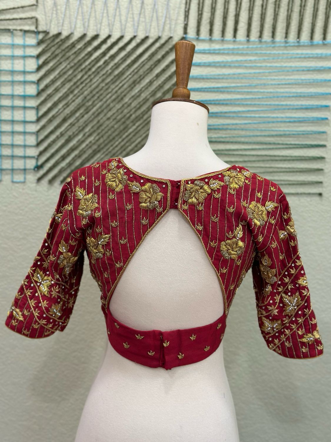 Designer Saree stitched blouse