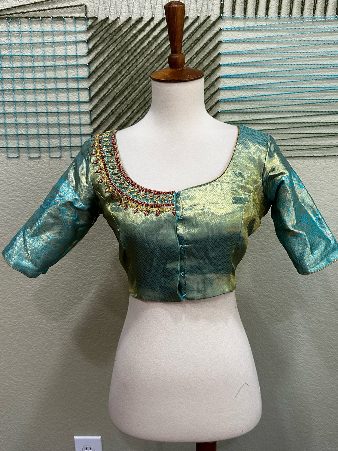 Designer Saree stitched blouse