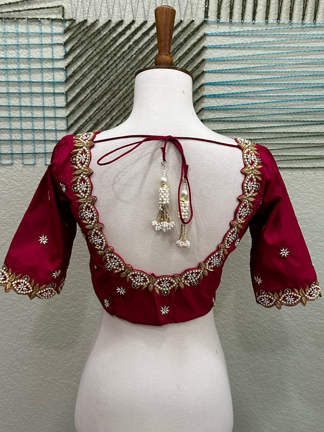 Designer Saree stitched blouse