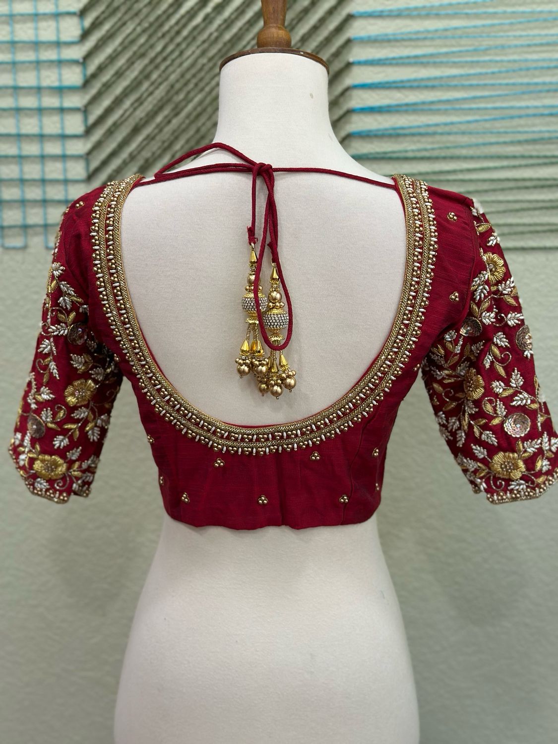 Designer Saree stitched blouse