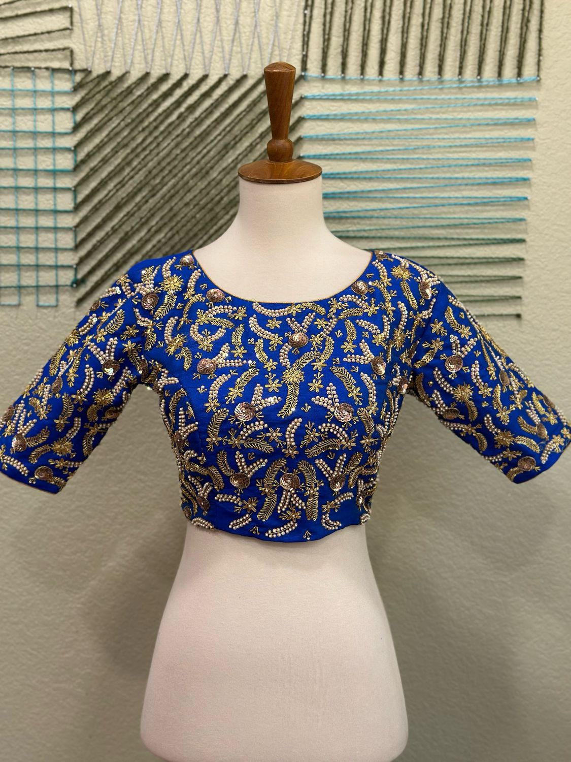 Designer Saree stitched blouse