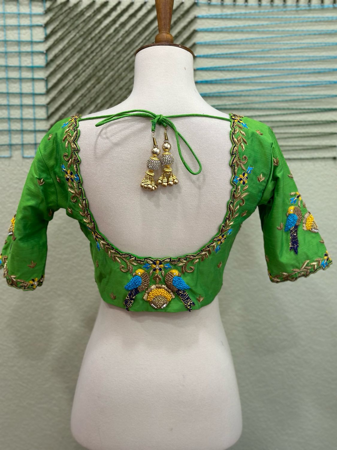 Designer Saree stitched blouse