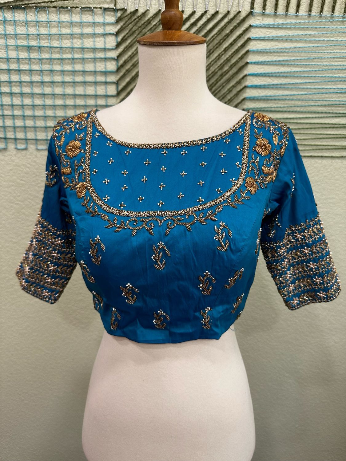 Designer Saree stitched blouse