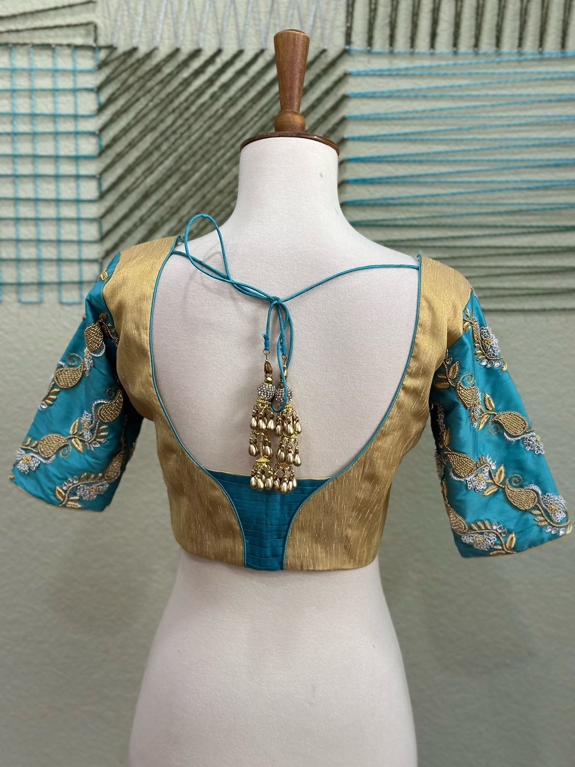 Designer Saree stitched blouse